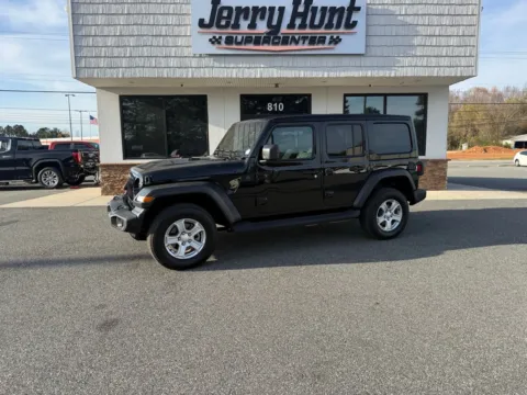 Black 2022 Jeep Wrangler Unlimited Sport S for sale in Lexington, NC
