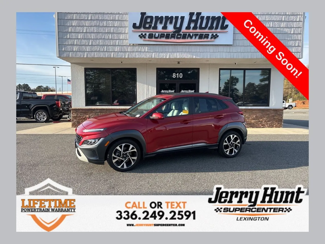 Red 2022 Hyundai Kona Limited for sale in Lexington, NC