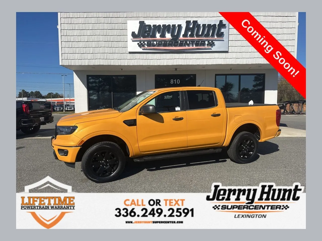 Orange 2021 Ford Ranger XLT for sale in Lexington, NC