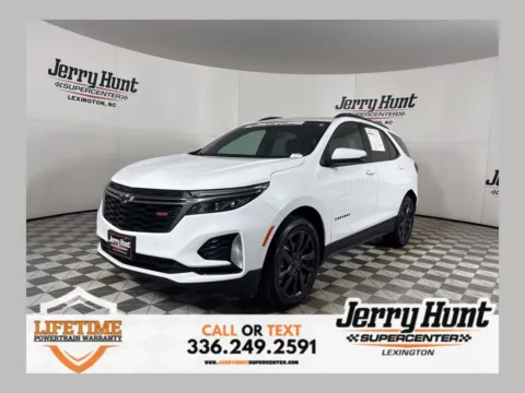 White 2022 Chevrolet Equinox RS for sale in Lexington, NC