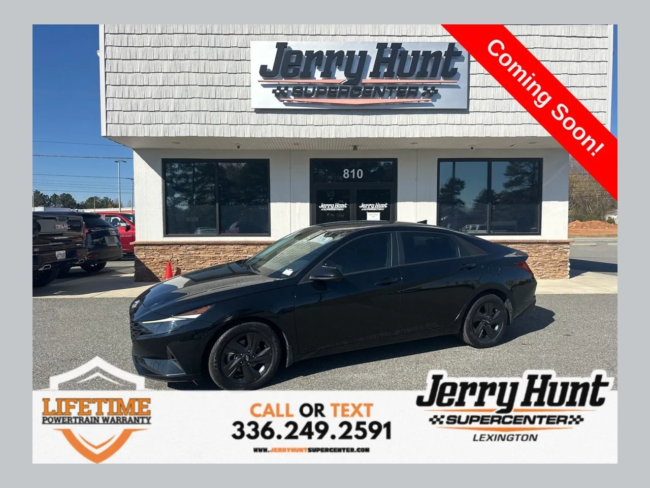 Black 2022 Hyundai Elantra SEL for sale in Lexington, NC