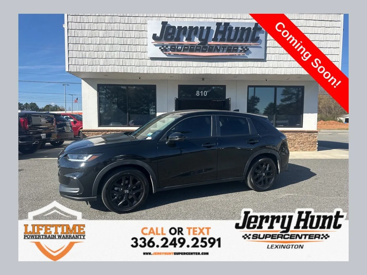 Black 2023 Honda HR-V Sport for sale in Lexington, NC