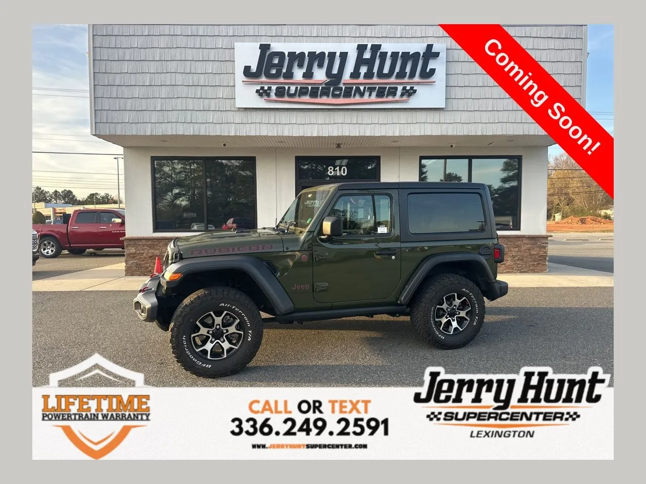 Green 2021 Jeep Wrangler Rubicon for sale in Lexington, NC