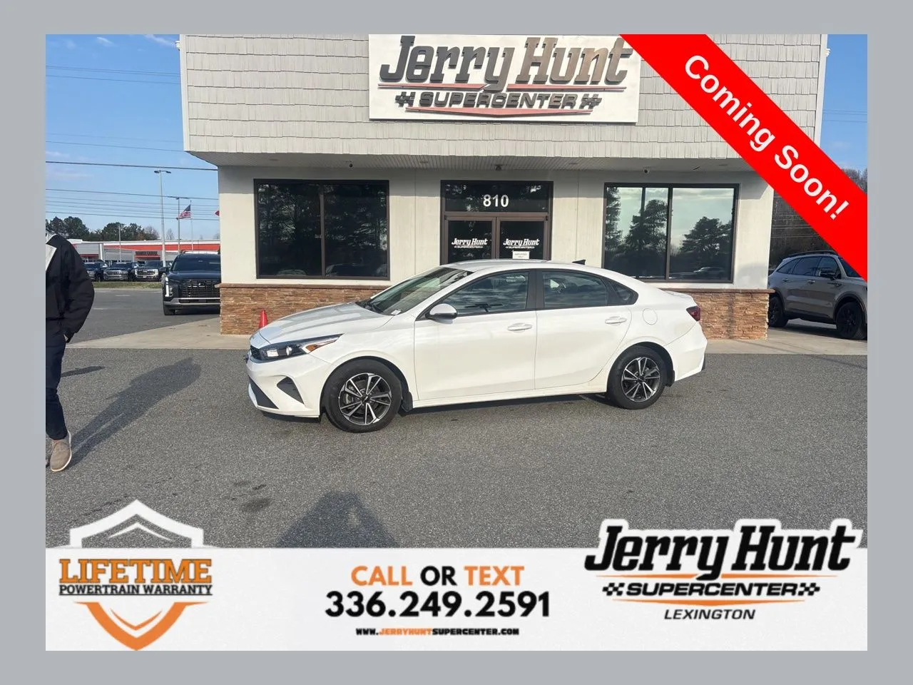 White 2023 Kia Forte LXS for sale in Lexington, NC