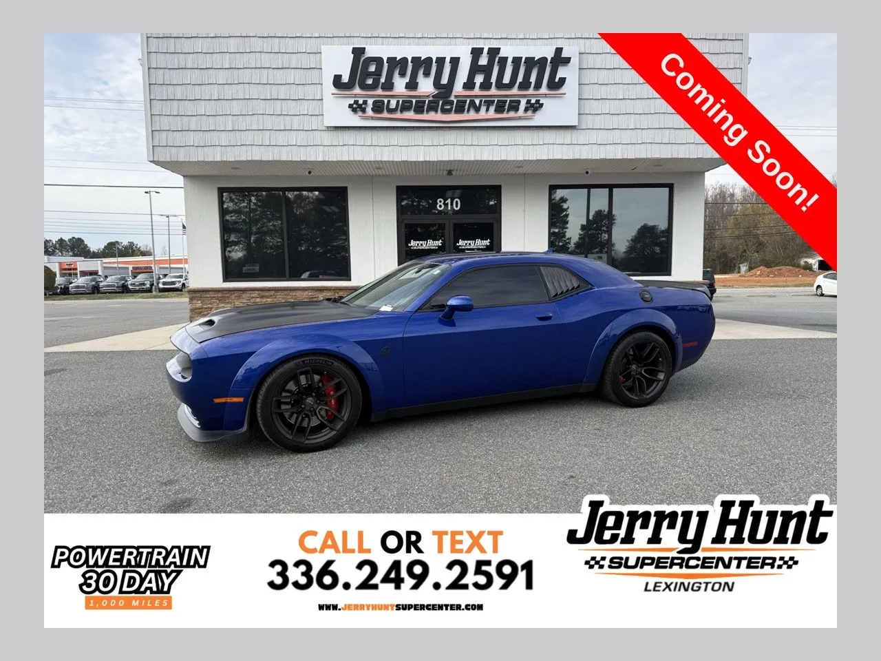 Blue 2019 Dodge Challenger SRT Hellcat for sale in Lexington, NC