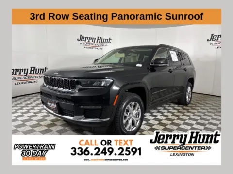 Black 2021 Jeep Grand Cherokee L Limited for sale in Lexington, NC