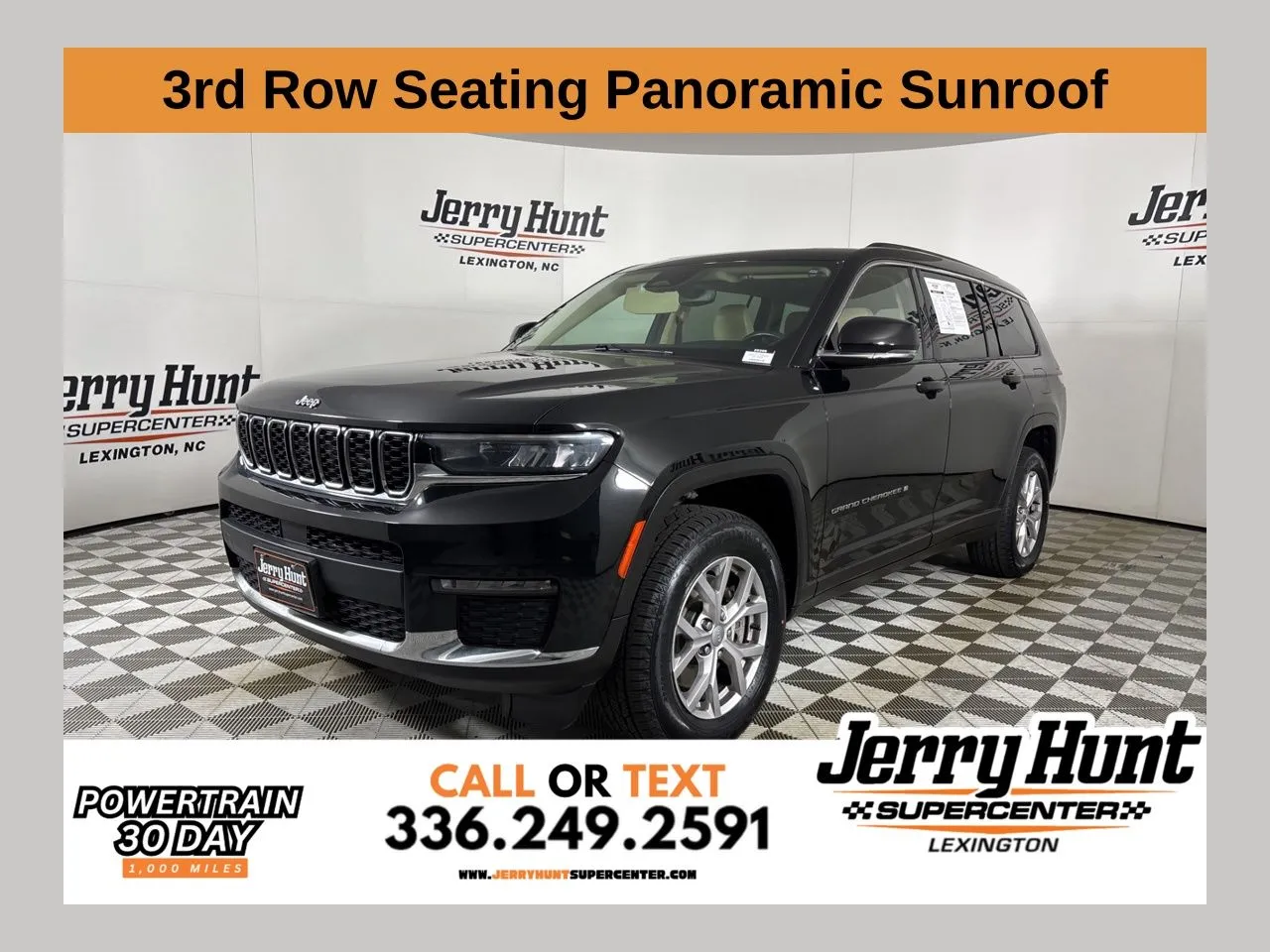 Black 2021 Jeep Grand Cherokee L Limited for sale in Lexington, NC
