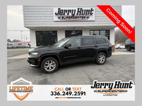 Black 2021 Jeep Grand Cherokee L Limited for sale in Lexington, NC