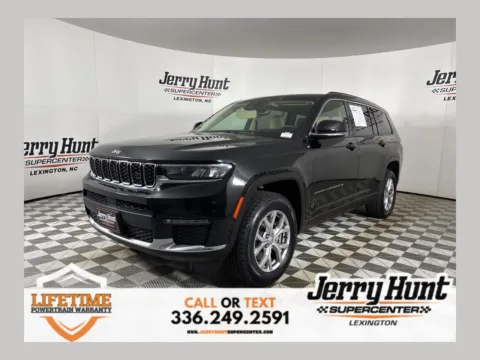 Black 2021 Jeep Grand Cherokee L Limited for sale in Lexington, NC