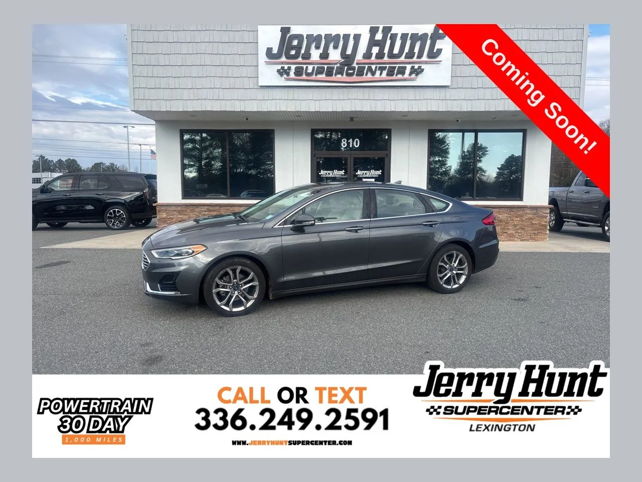 Gray 2019 Ford Fusion SEL for sale in Lexington, NC