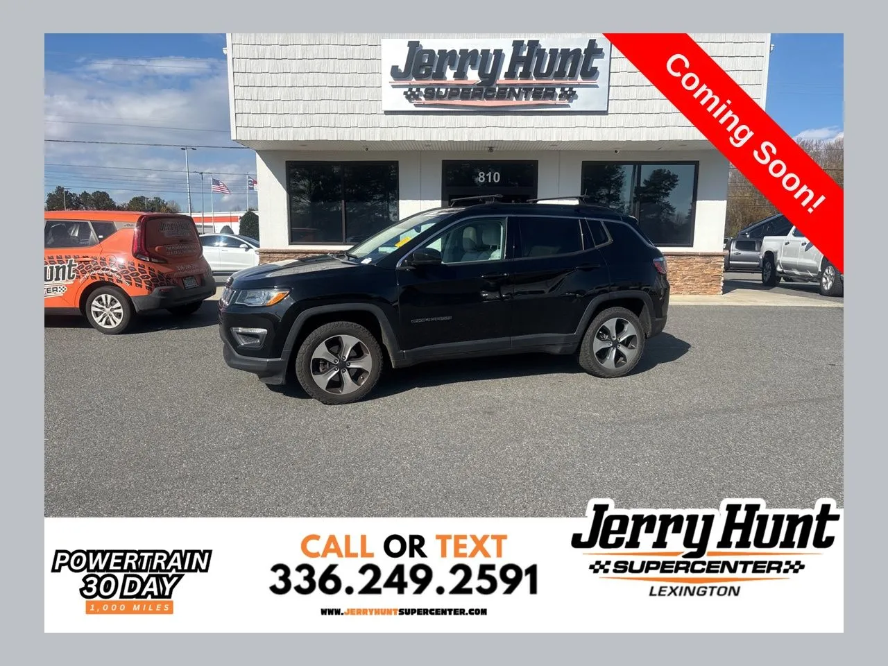 Black 2018 Jeep Compass Latitude for sale in Lexington, NC