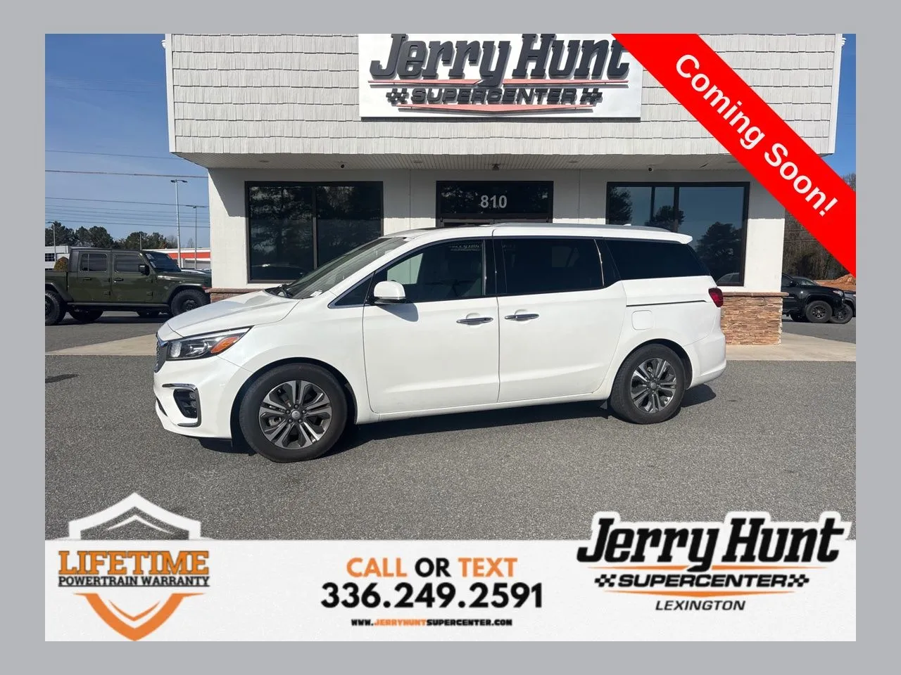 White 2021 Kia Sedona SX for sale in Lexington, NC