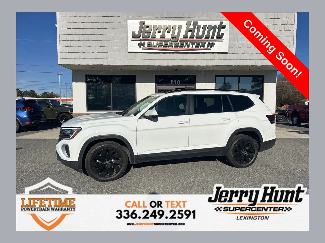 White 2024 Volkswagen Atlas 2.0T SE w/Technology for sale in Lexington, NC