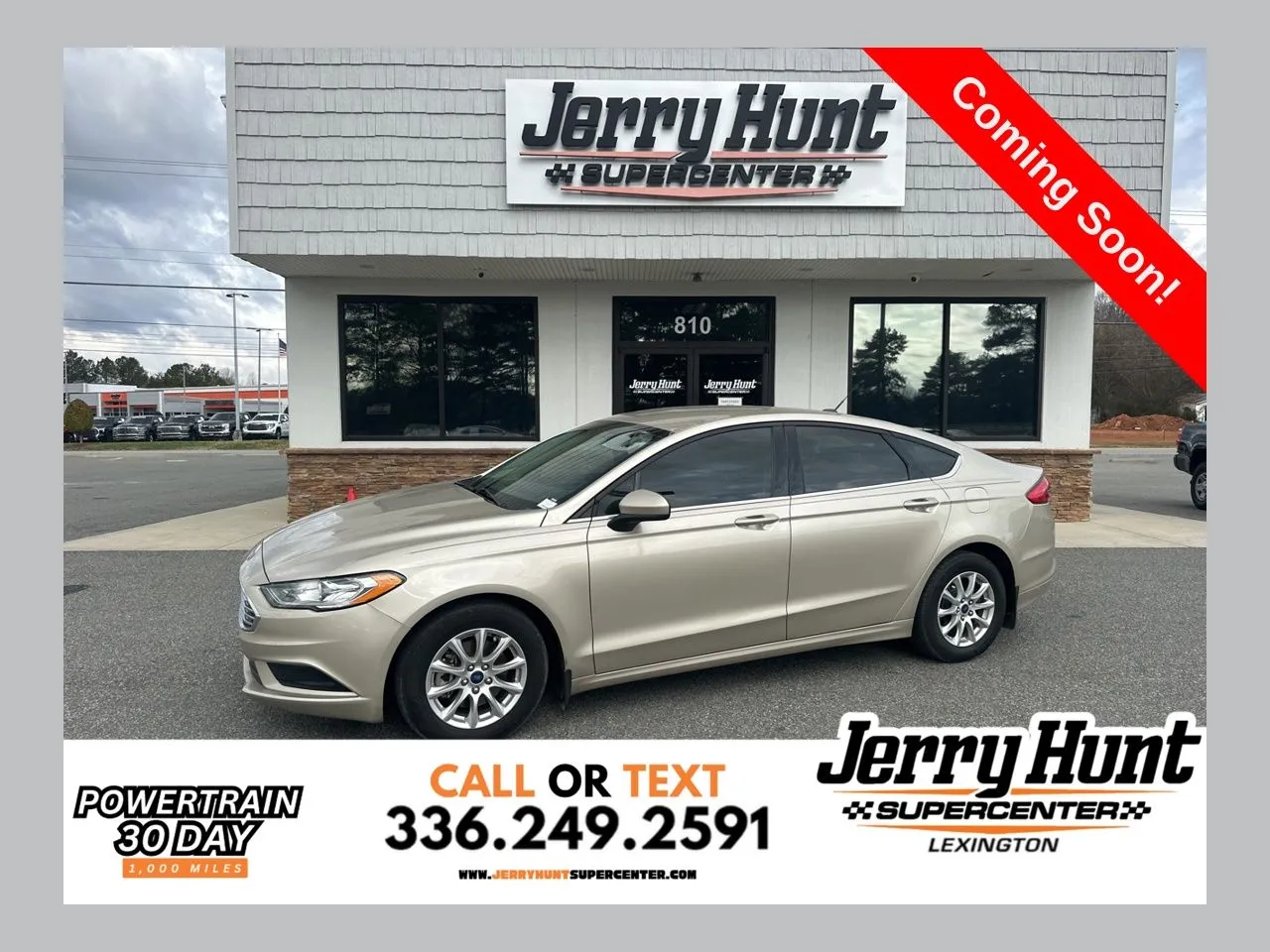 White 2018 Ford Fusion S for sale in Lexington, NC