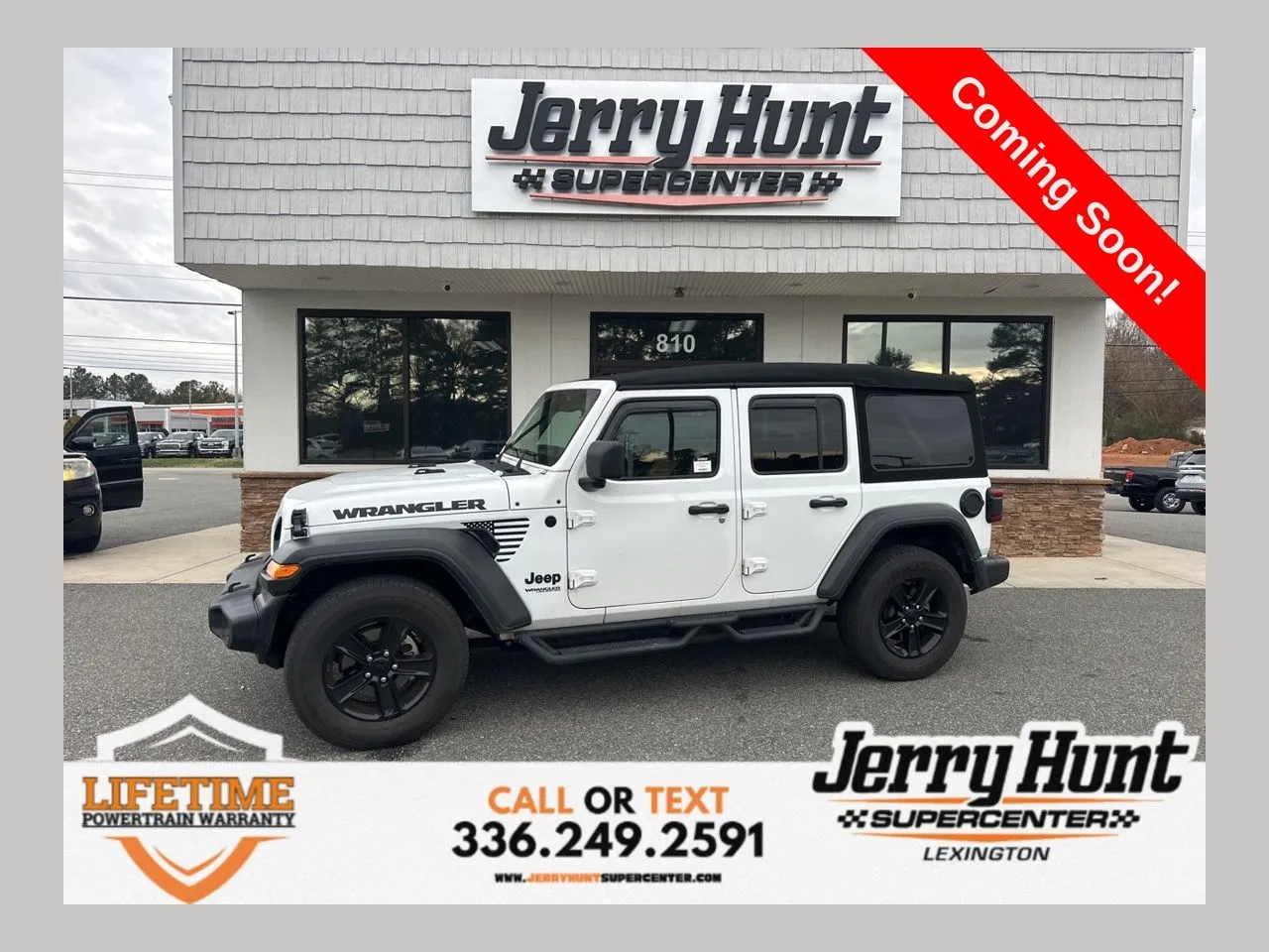 White 2022 Jeep Wrangler Unlimited Sport Altitude for sale in Lexington, NC