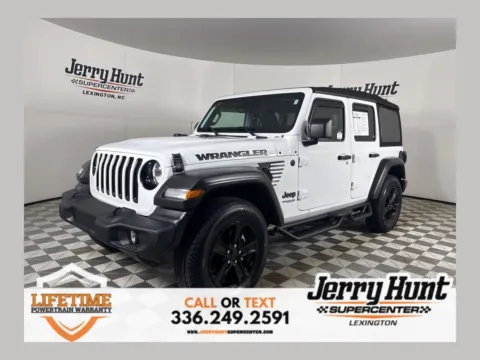 White 2022 Jeep Wrangler Unlimited Sport Altitude for sale in Lexington, NC