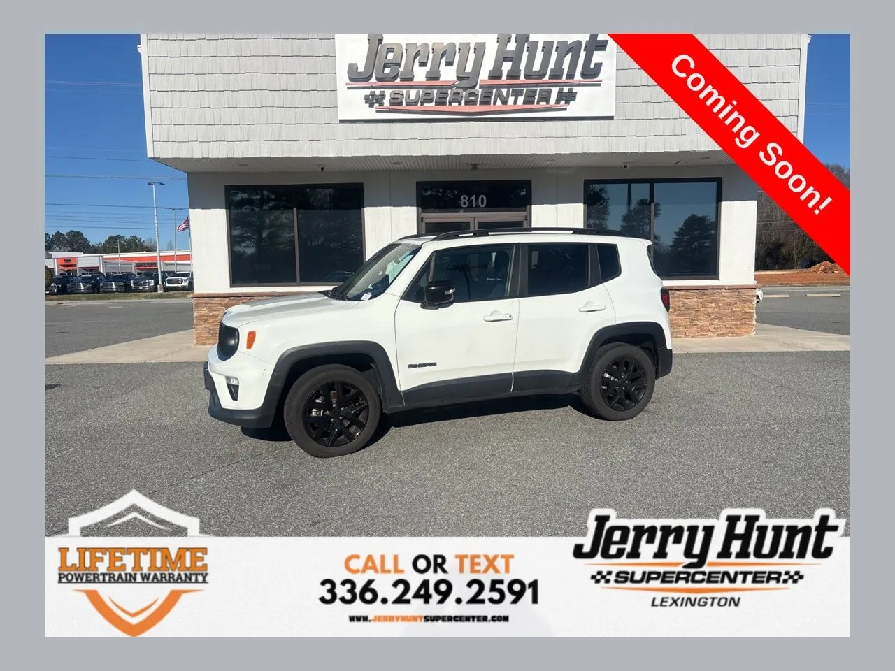 White 2022 Jeep Renegade Altitude for sale in Lexington, NC