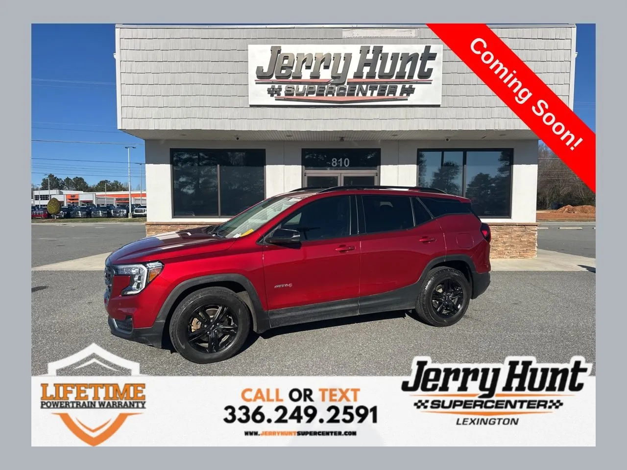 Red 2023 GMC Terrain AT4 for sale in Lexington, NC
