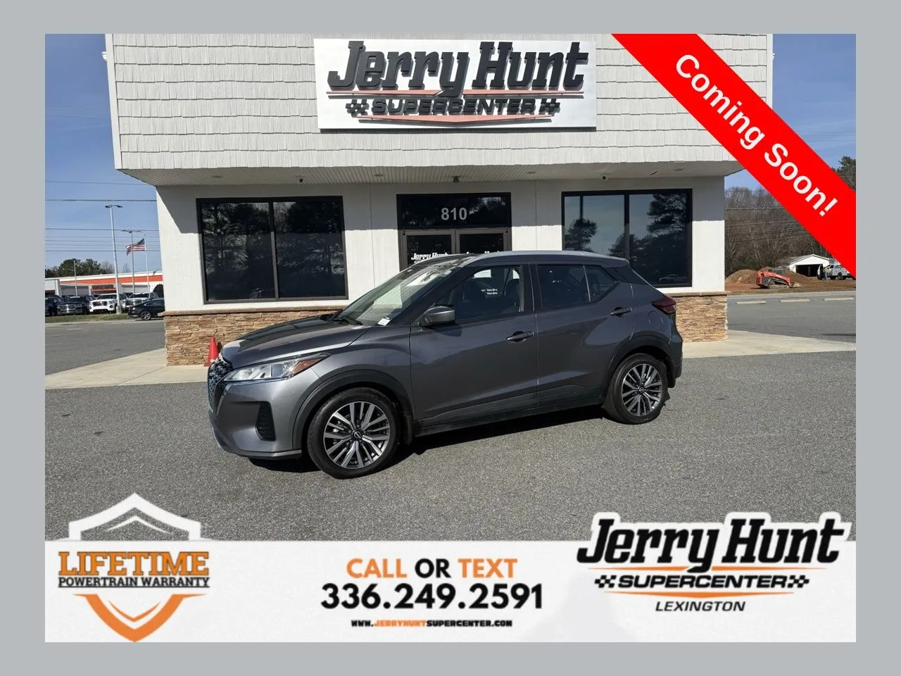 Gray 2023 Nissan Kicks SV for sale in Lexington, NC