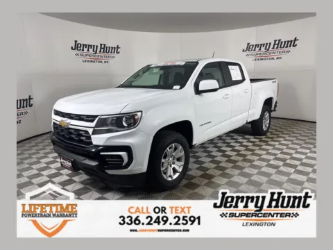 White 2022 Chevrolet Colorado LT for sale in Lexington, NC