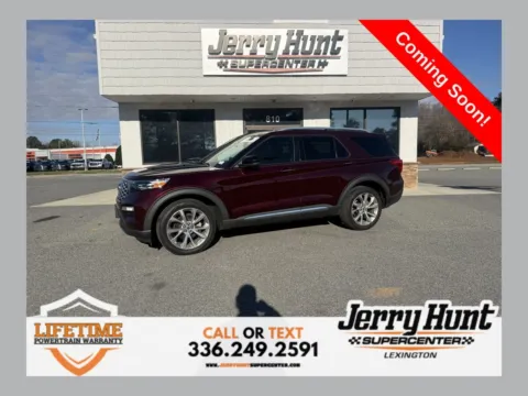 Red 2022 Ford Explorer Platinum for sale in Lexington, NC