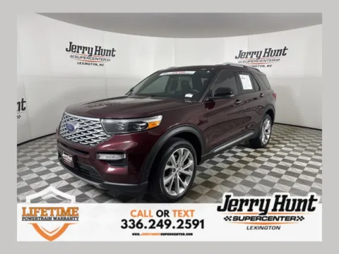 Red 2022 Ford Explorer Platinum for sale in Lexington, NC