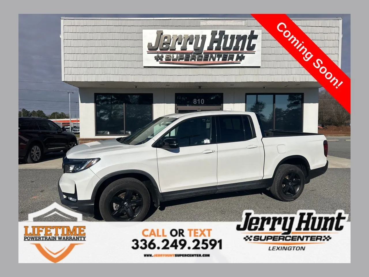 White 2023 Honda Ridgeline Black Edition for sale in Lexington, NC