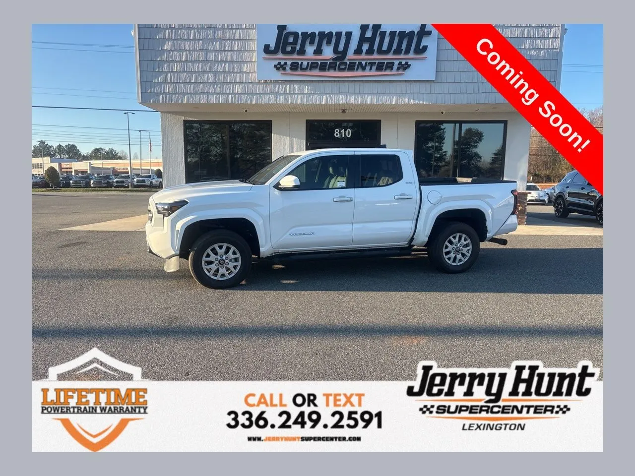 White 2024 Toyota Tacoma SR5 for sale in Lexington, NC