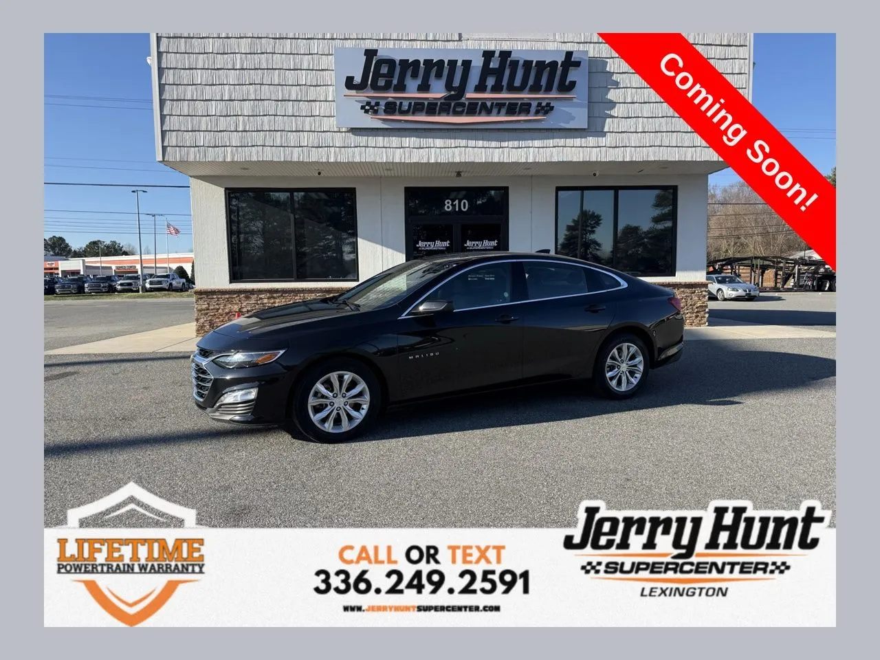 Black 2024 Chevrolet Malibu LT for sale in Lexington, NC