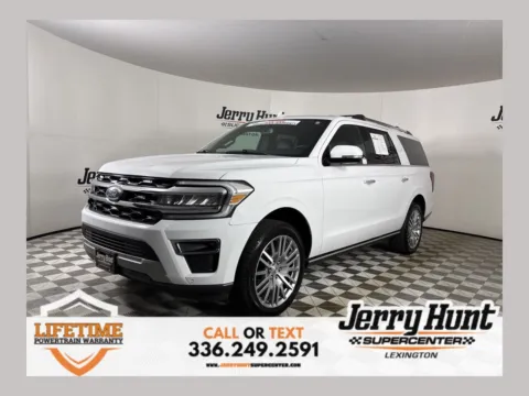 White 2024 Ford Expedition Max Limited for sale in Lexington, NC