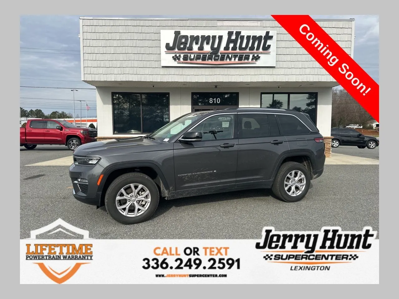 Gray 2022 Jeep Grand Cherokee Limited for sale in Lexington, NC