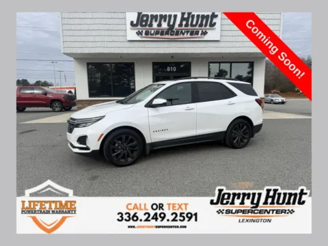 White 2024 Chevrolet Equinox RS for sale in Lexington, NC