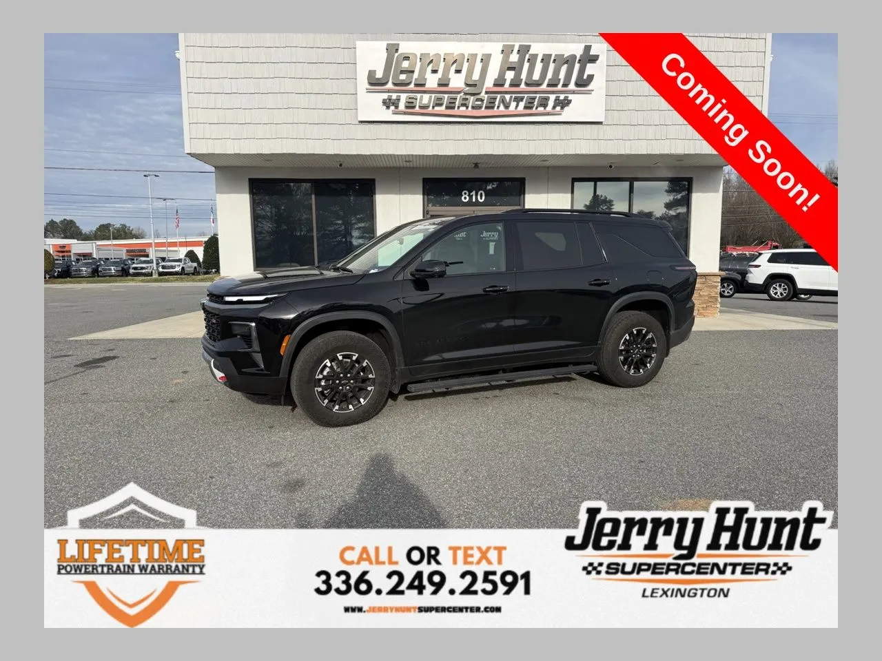 Black 2024 Chevrolet Traverse Z71 for sale in Lexington, NC