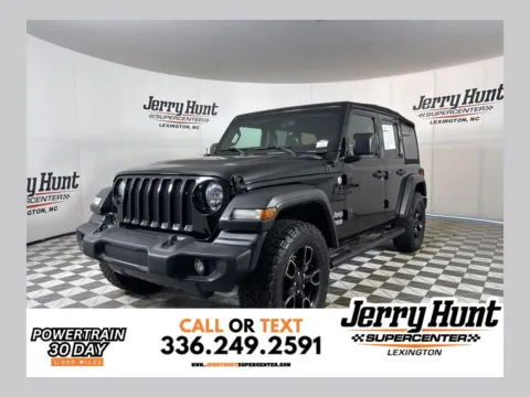 Black 2019 Jeep Wrangler Unlimited Sport S for sale in Lexington, NC