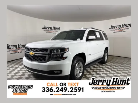 White 2019 Chevrolet Tahoe LT for sale in Lexington, NC