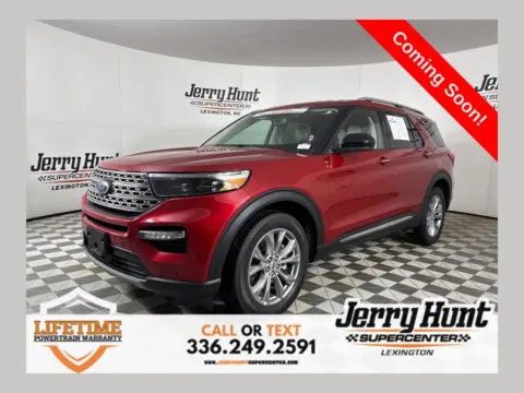 Red 2023 Ford Explorer Limited for sale in Lexington, NC