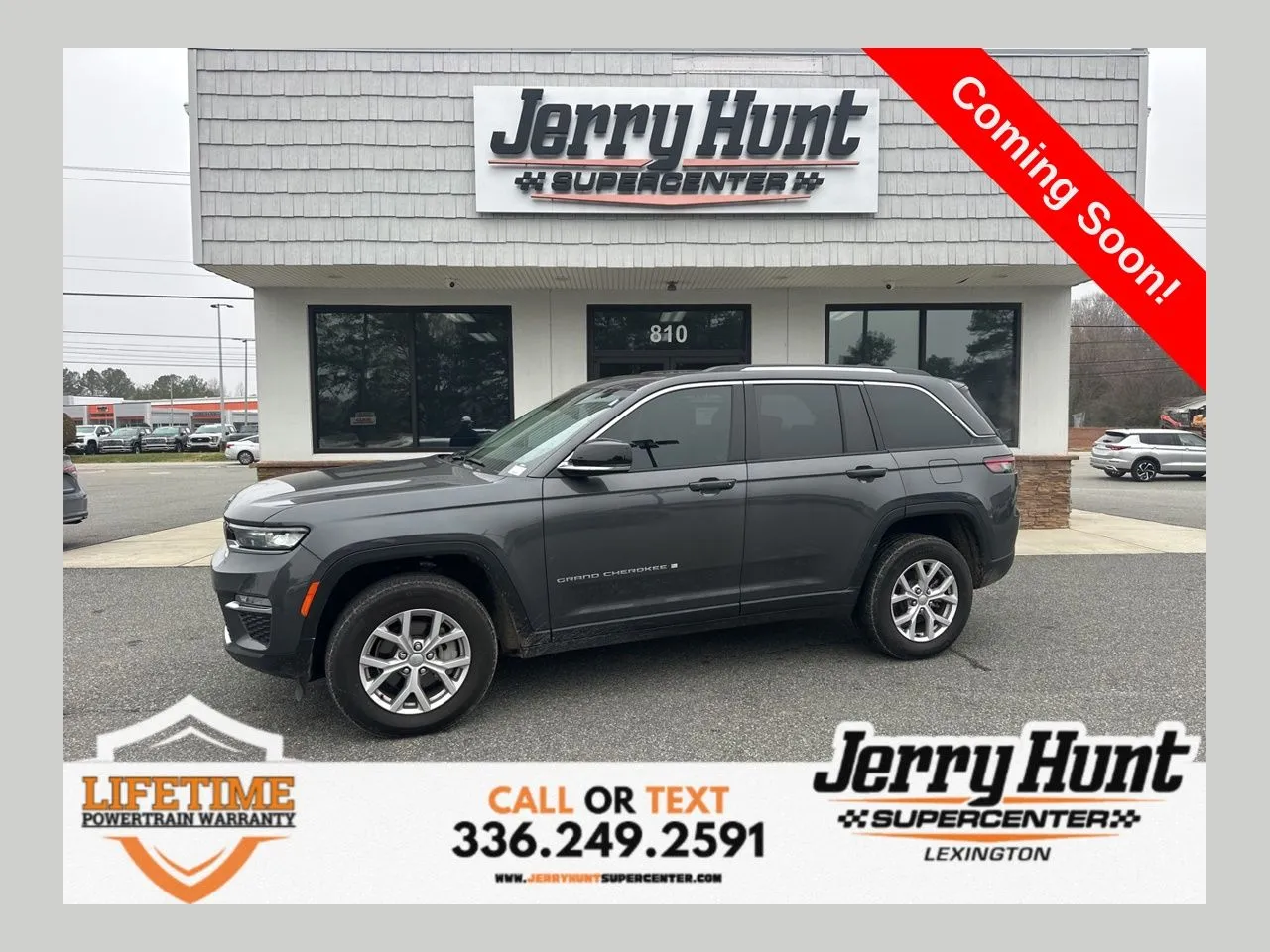 Gray 2022 Jeep Grand Cherokee Limited for sale in Lexington, NC