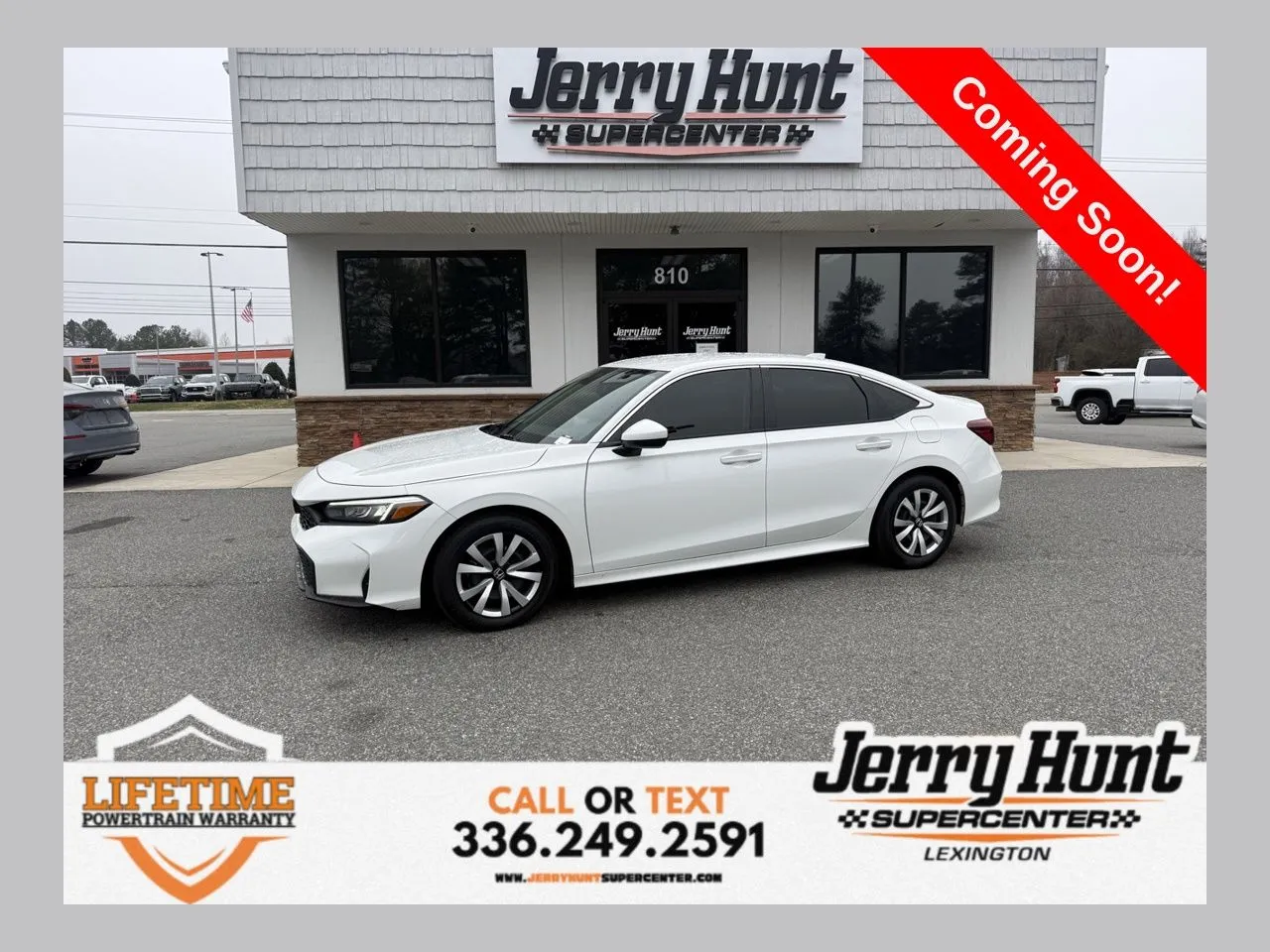 Used 2025 Honda Civic LX for sale in Lexington, NC at Jerry Hunt