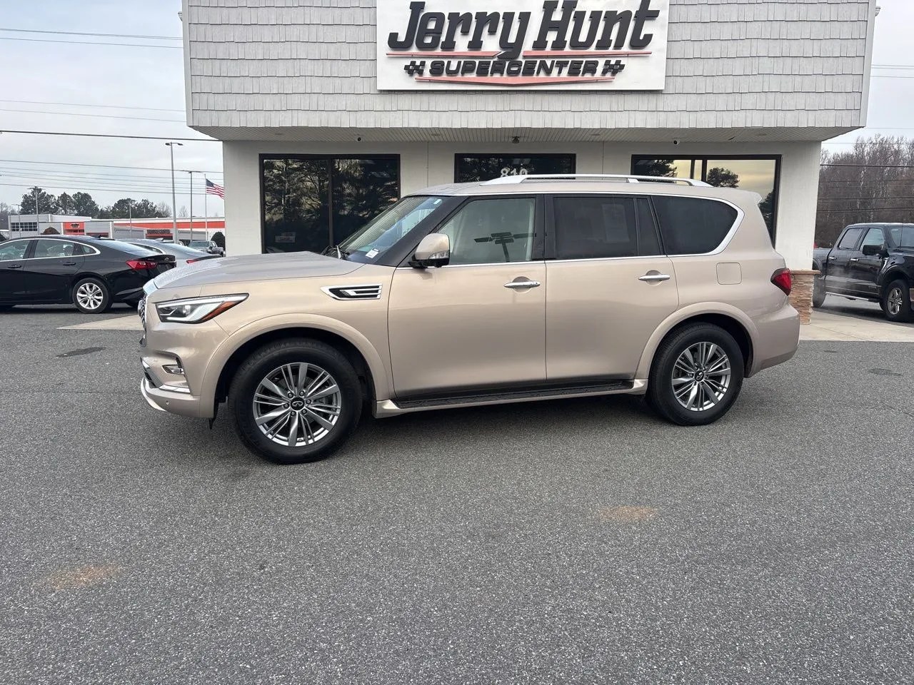 Silver 2021 INFINITI QX80 LUXE for sale in Lexington, NC