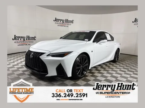 White 2025 Lexus IS 350 F SPORT Design for sale in Lexington, NC