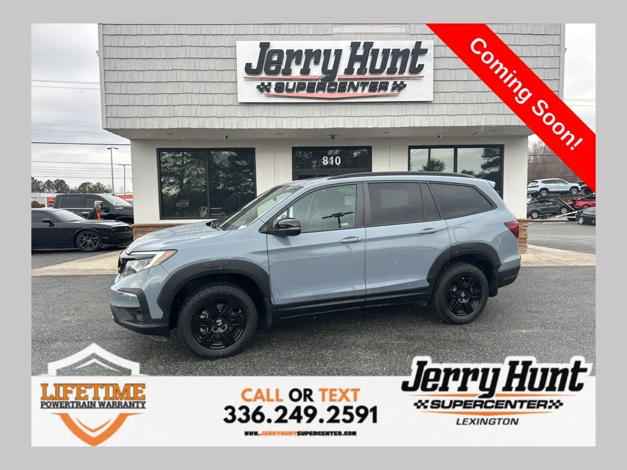 Gray 2022 Honda Pilot TrailSport for sale in Lexington, NC