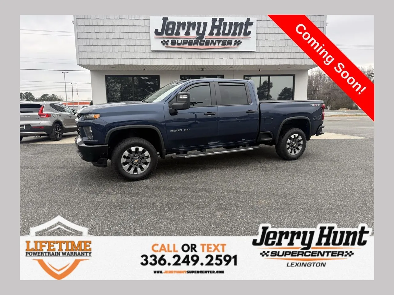 Blue 2022 Chevrolet Silverado 2500HD Custom for sale in Lexington, NC