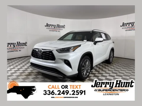 White 2022 Toyota Highlander Platinum for sale in Lexington, NC