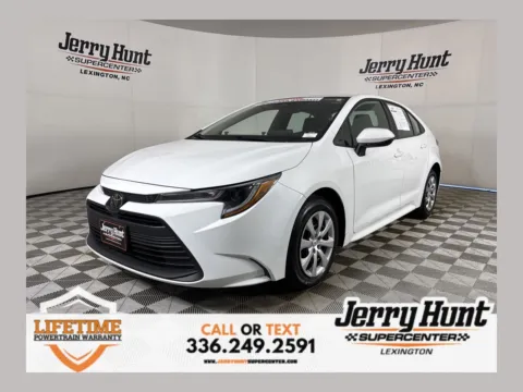 White 2024 Toyota Corolla LE for sale in Lexington, NC