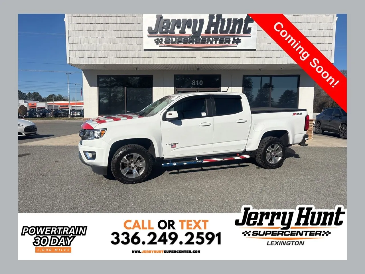 White 2019 Chevrolet Colorado Z71 for sale in Lexington, NC