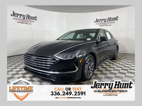 Black 2021 Hyundai Sonata Hybrid SEL for sale in Lexington, NC