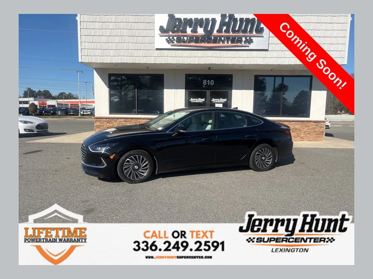 Black 2021 Hyundai Sonata Hybrid SEL for sale in Lexington, NC