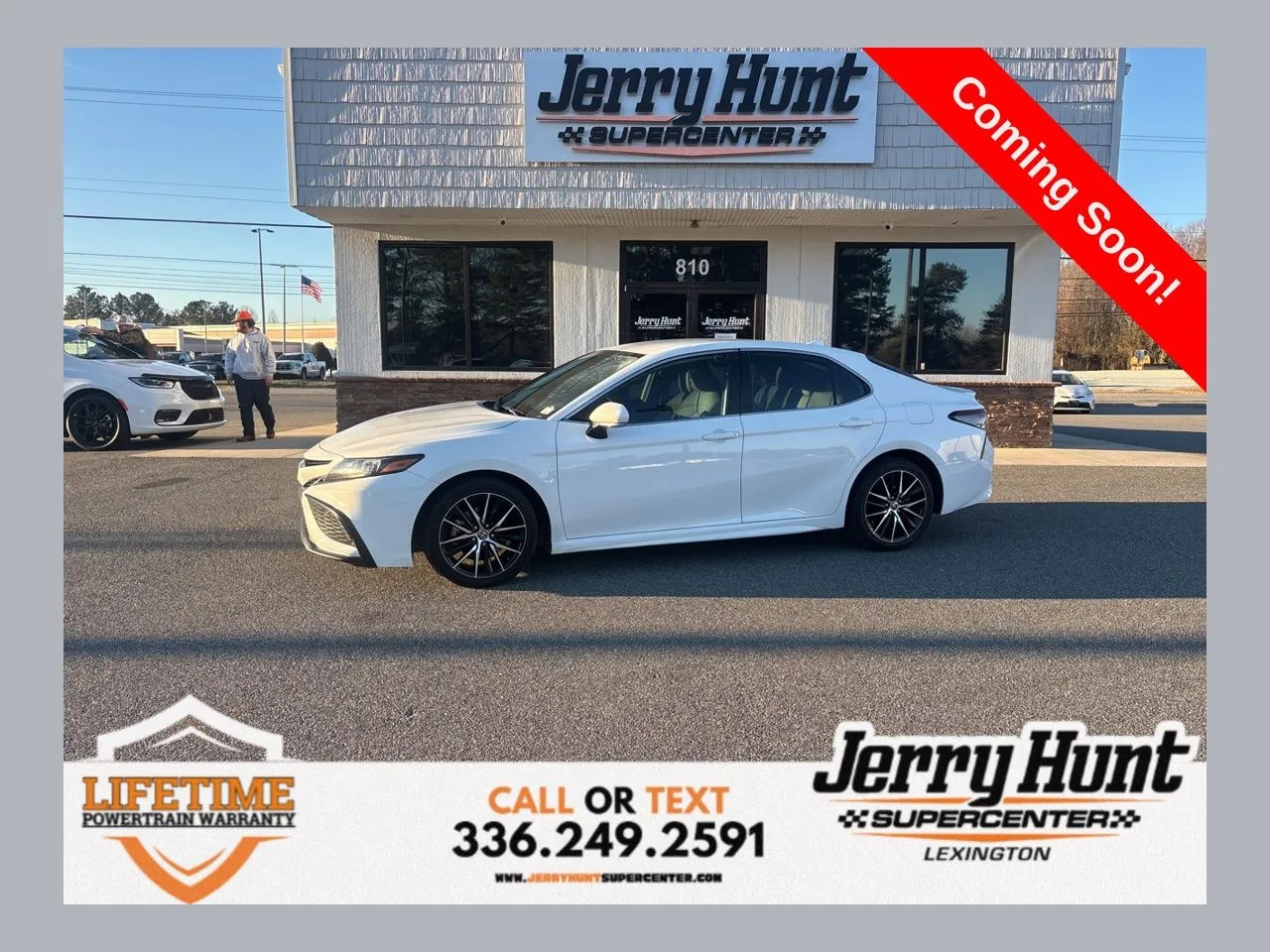 White 2023 Toyota Camry SE for sale in Lexington, NC