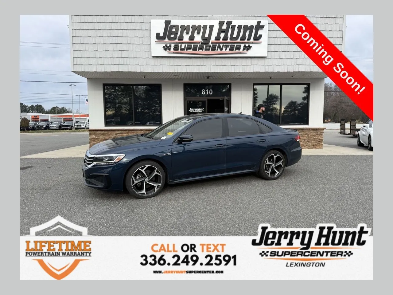 Blue 2021 Volkswagen Passat 2.0T R-Line for sale in Lexington, NC