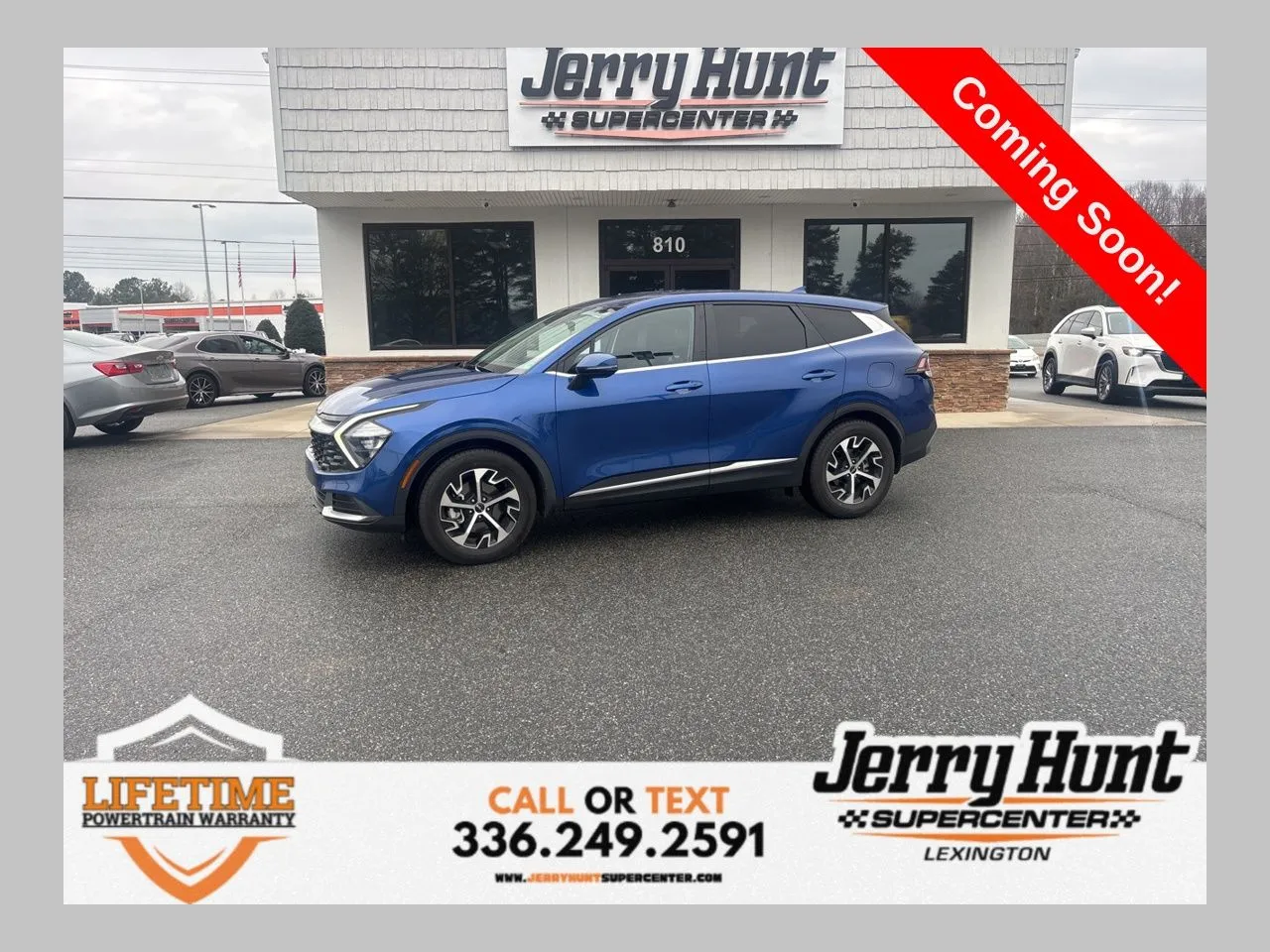 Blue 2023 Kia Sportage EX for sale in Lexington, NC